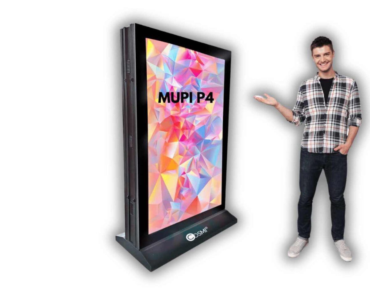 mupi p4 doble cara exterior sombra