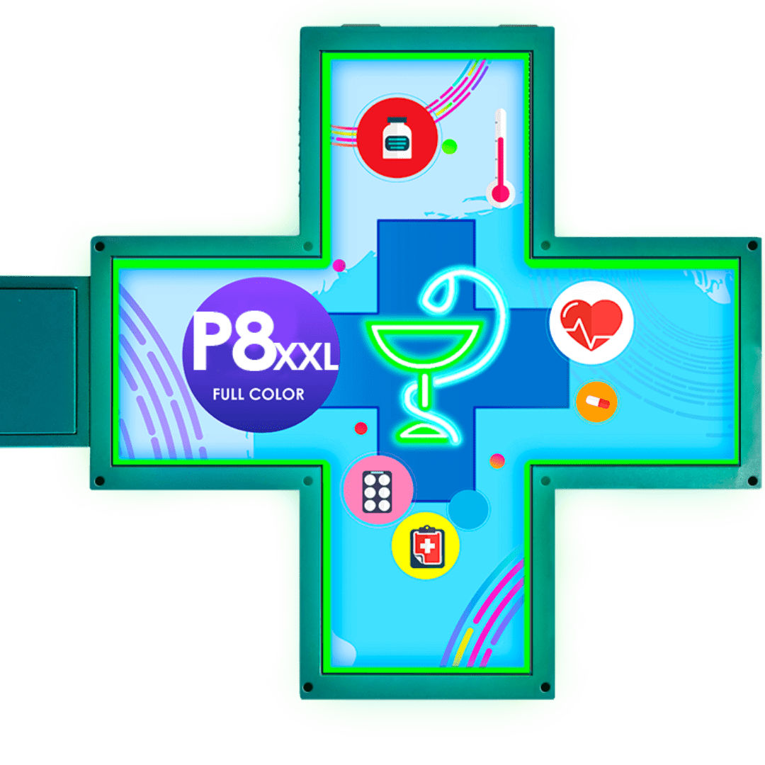 Cruz de farmacia P8 XXL png imagen ampliada