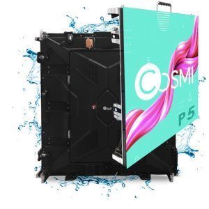 Pantalla rental P5 exterior Cosmi modular resistente al agua para publicidad y eventos