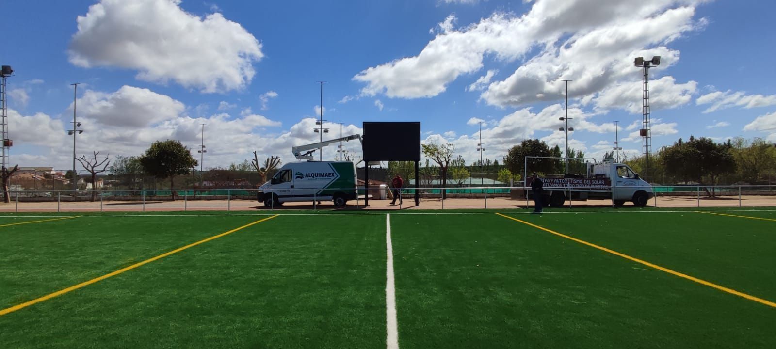 videomarcador campo de futbol de badajoz