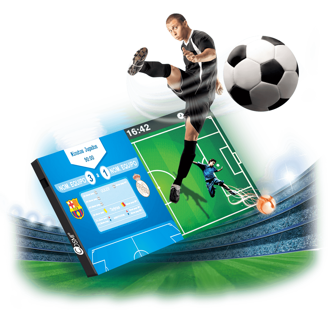 Tabellone sportivo digitale nel 2024.