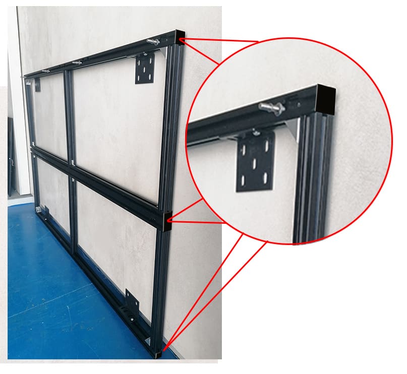paso 8 colocacion de embellecedores estructura pegaso cosmi