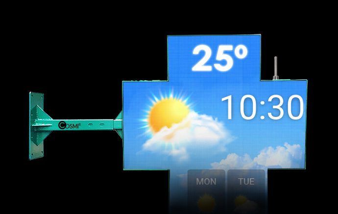 cruz orion cosmi p4l led temperatura hora