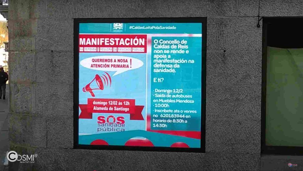 Instalaciones de pantallas LED para escaparates