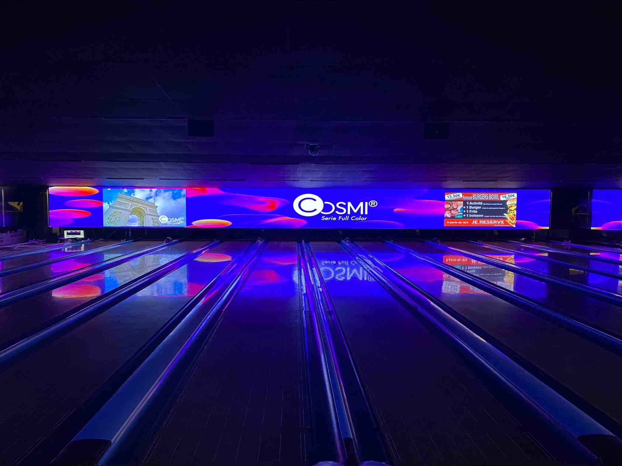 Pantalla P4 LED Bolera en Francia