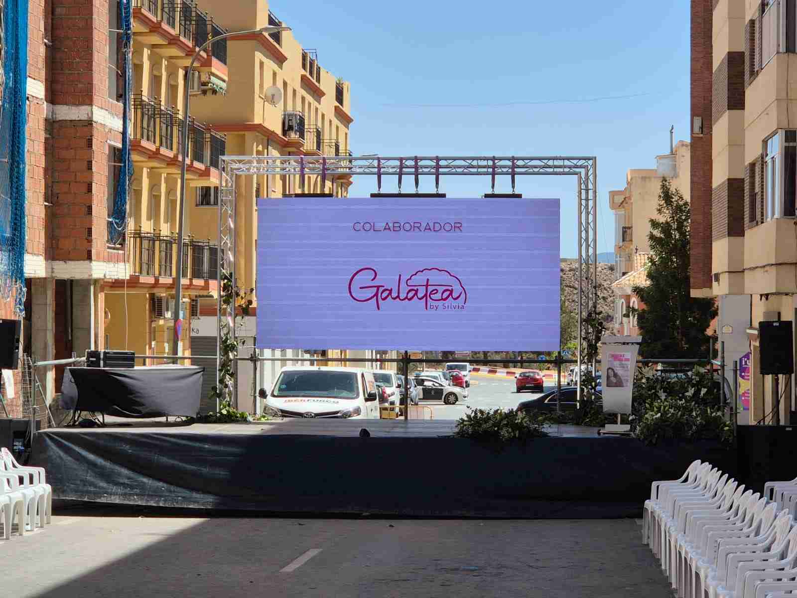 Pantalla P4 alquiler evento solidario 2024