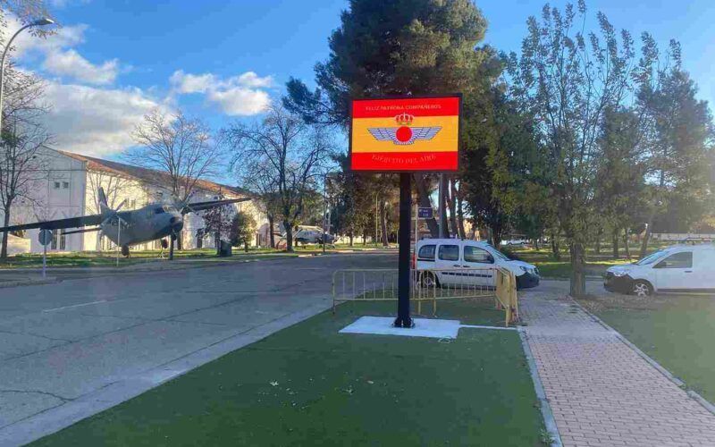 Monoposte base aérea Getafe 2024