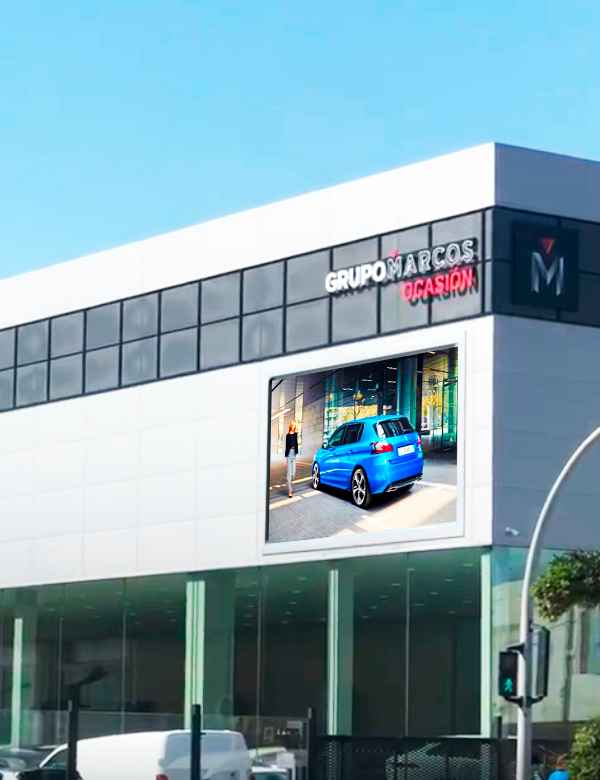 instalación p8 Alicante pantalla gigante